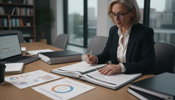 Expert team evaluating debt management plan providers