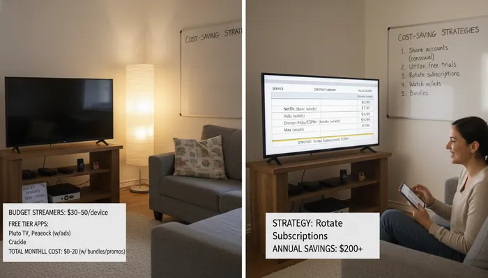 Budget streaming service evaluation methodology