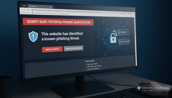 Guardio browser protection in action