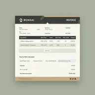 Bonsai Invoice Templates