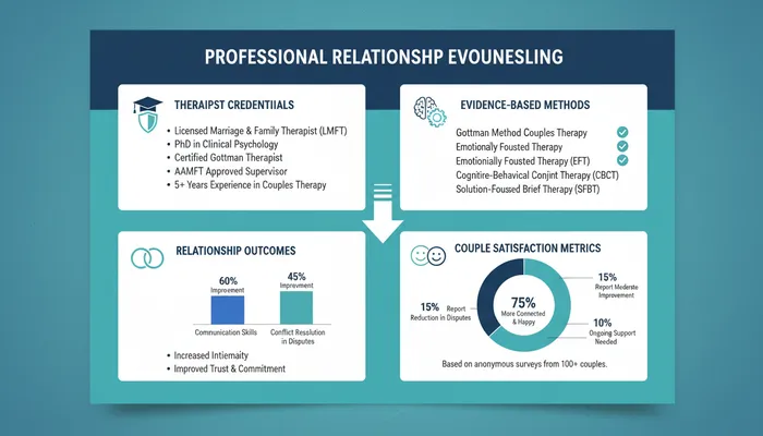 Couples therapy evaluation methodology