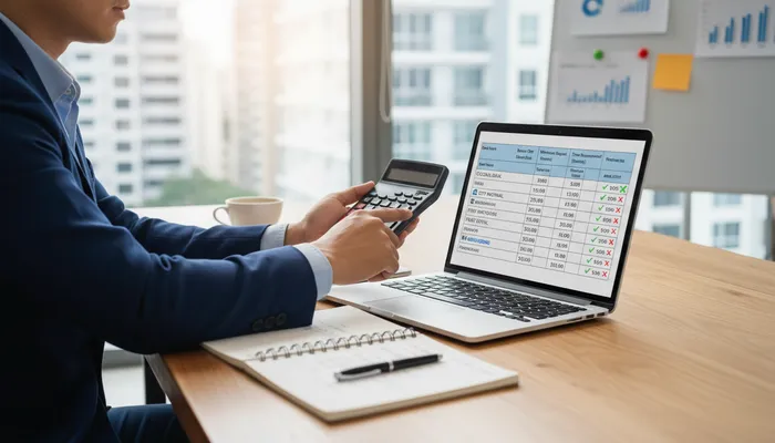 Expert team comparing bank account bonuses