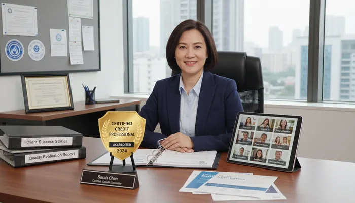 Expert team evaluating credit counseling agencies