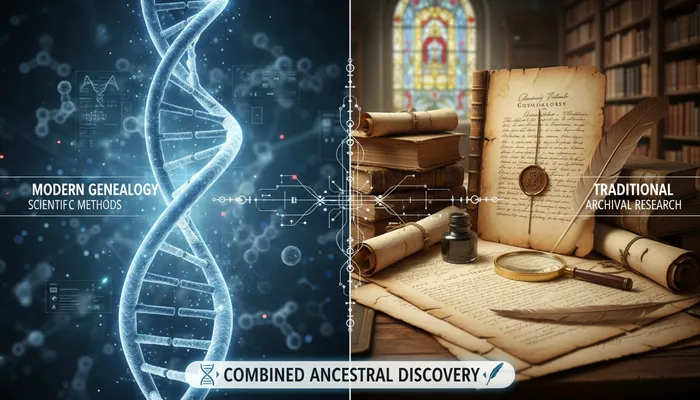 DNA testing and historical records research comparison