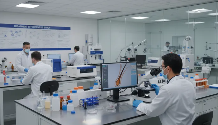 Hair loss treatment testing and evaluation methodology