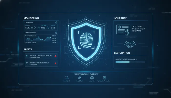 ID theft service features