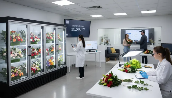 Flower delivery evaluation methodology