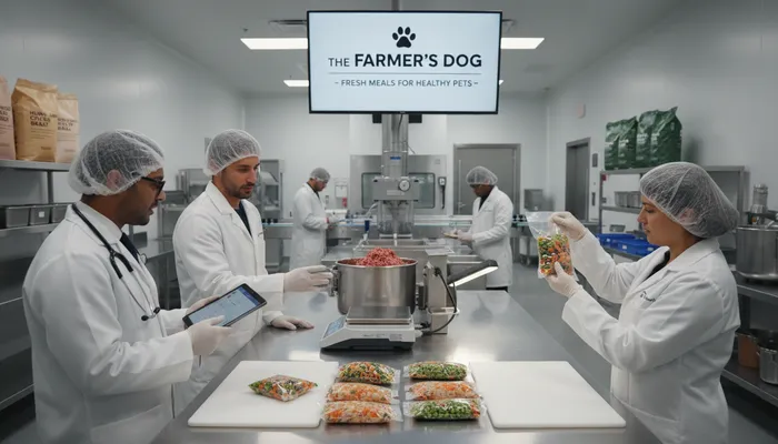 The Farmer's Dog meal preparation process