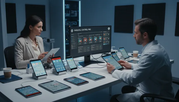 Parental control app testing methodology