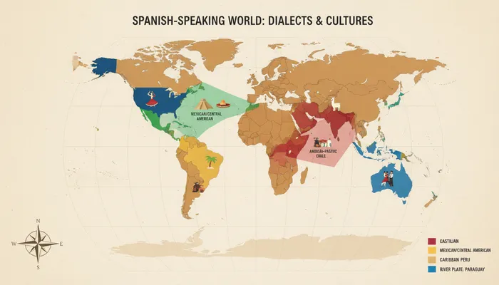 Spanish dialect differences across regions