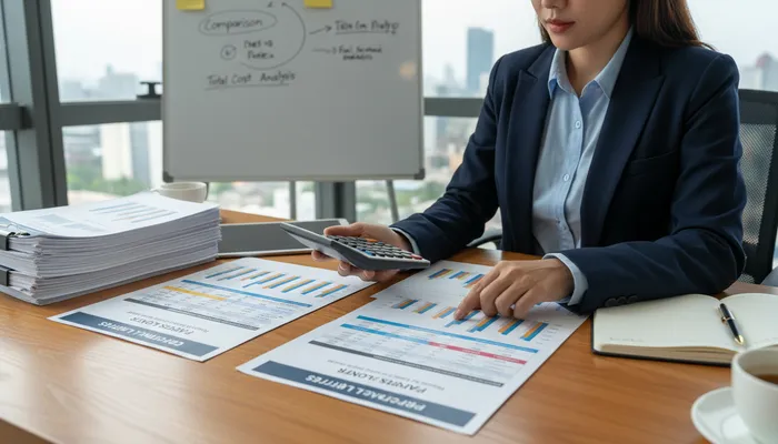 Expert team evaluating debt consolidation programs