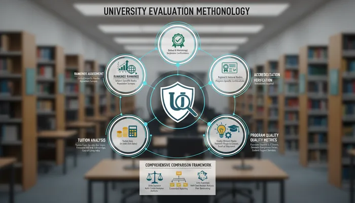 Online master's program evaluation methodology