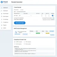 Procol Receipt Generator